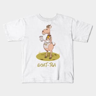 Goat-tea Kids T-Shirt